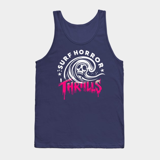 Surf Horror Tank Top by Thrills and Chills